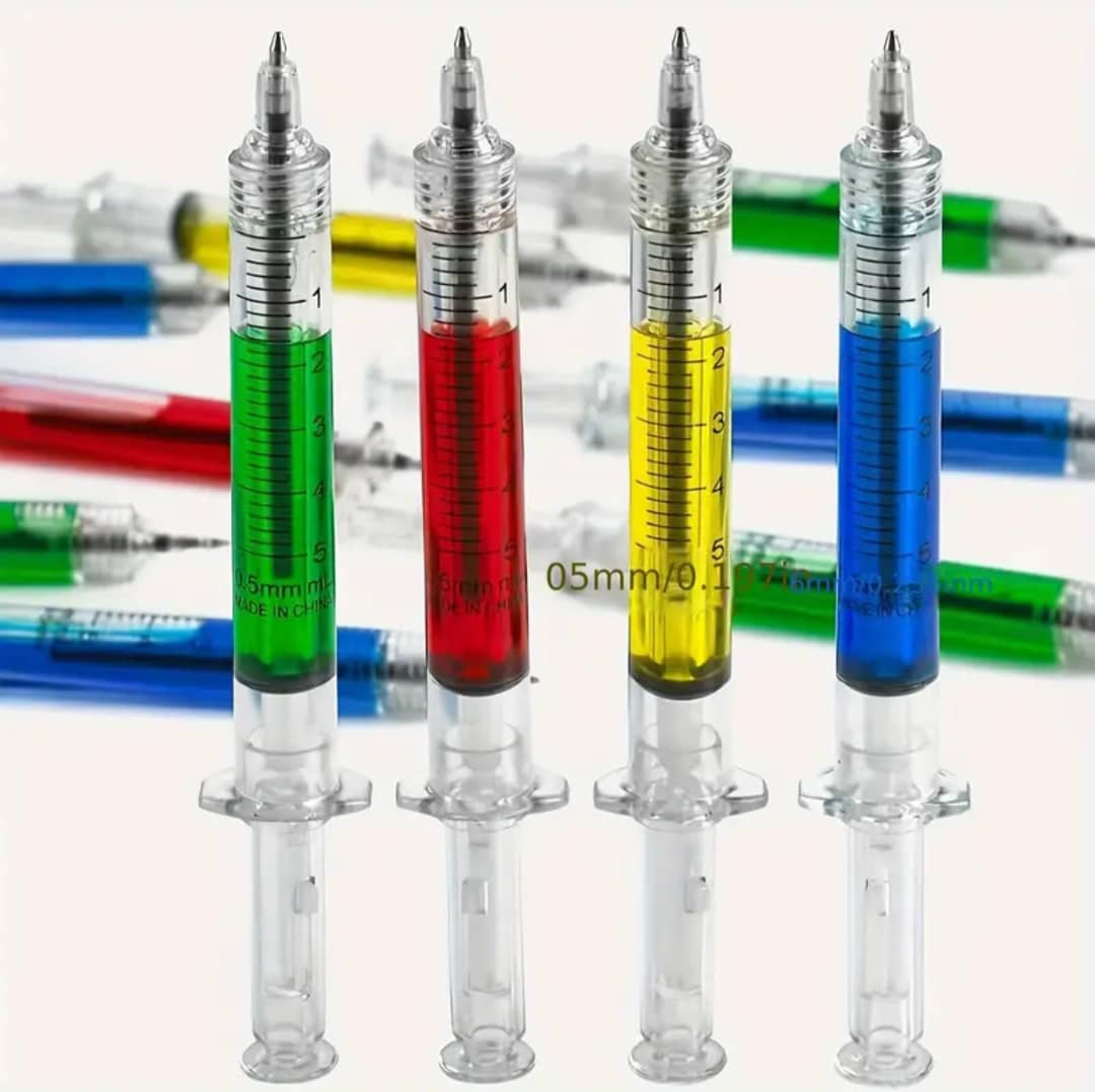 Pack Seringues – 5 Stylos Originaux ✨