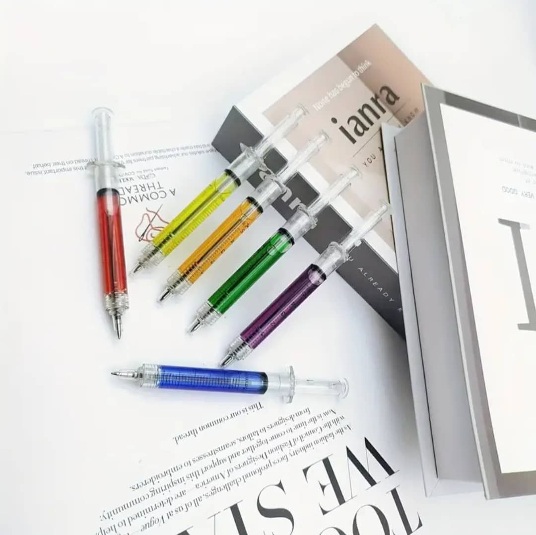 Pack Seringues – 5 Stylos Originaux ✨