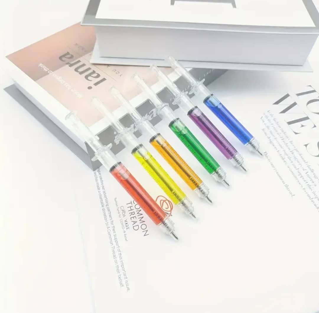 Pack Seringues – 5 Stylos Originaux ✨