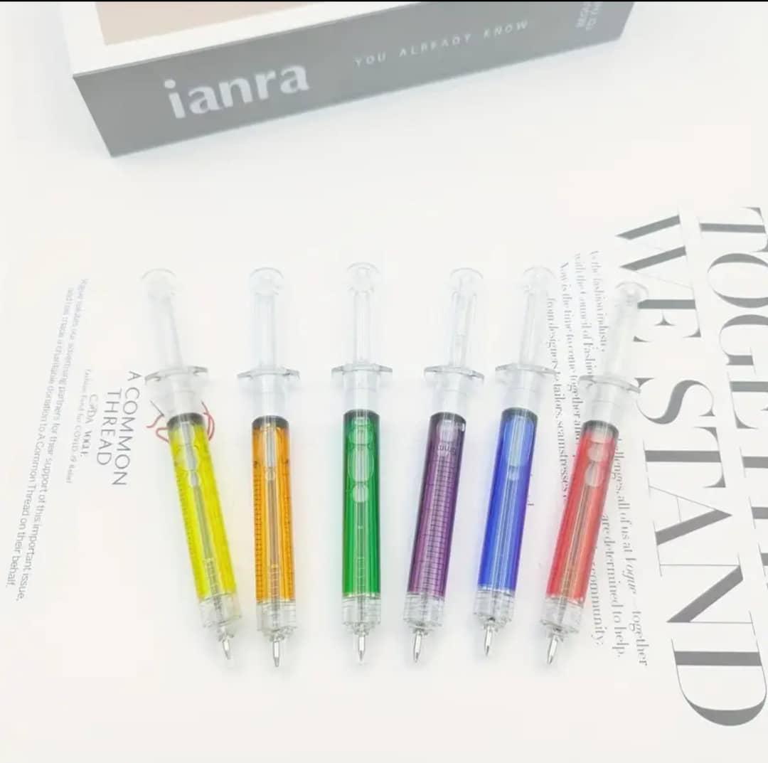 Pack Seringues – 5 Stylos Originaux ✨