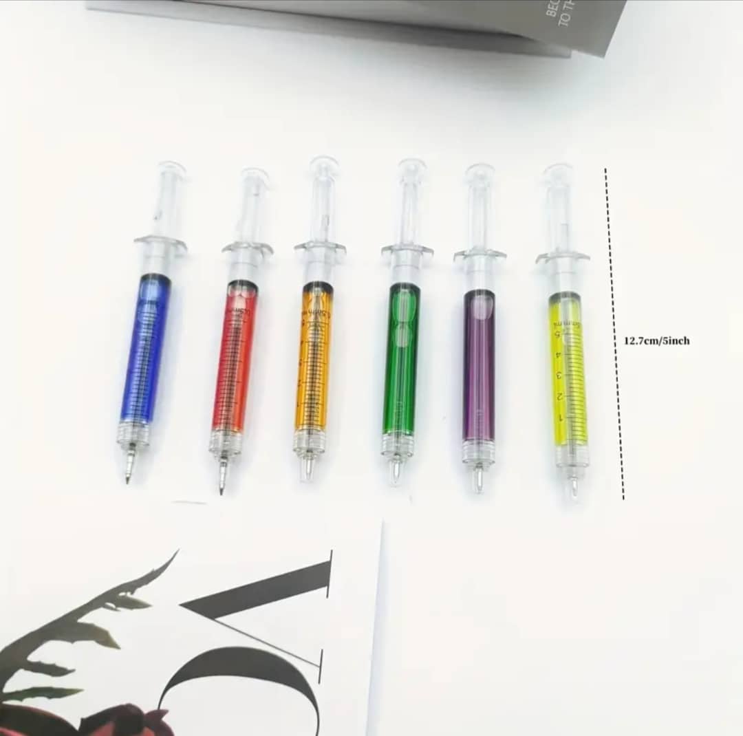 Pack Seringues – 5 Stylos Originaux ✨