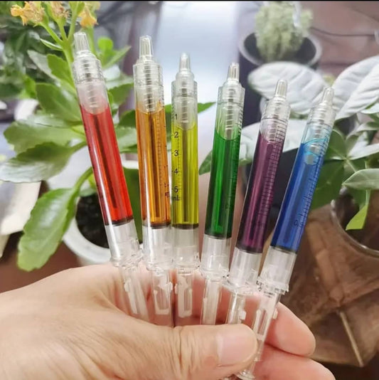 Pack Seringues – 5 Stylos Originaux ✨